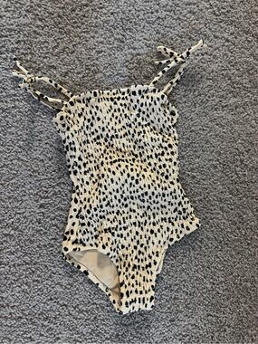 Leopard swim suit toddler girl